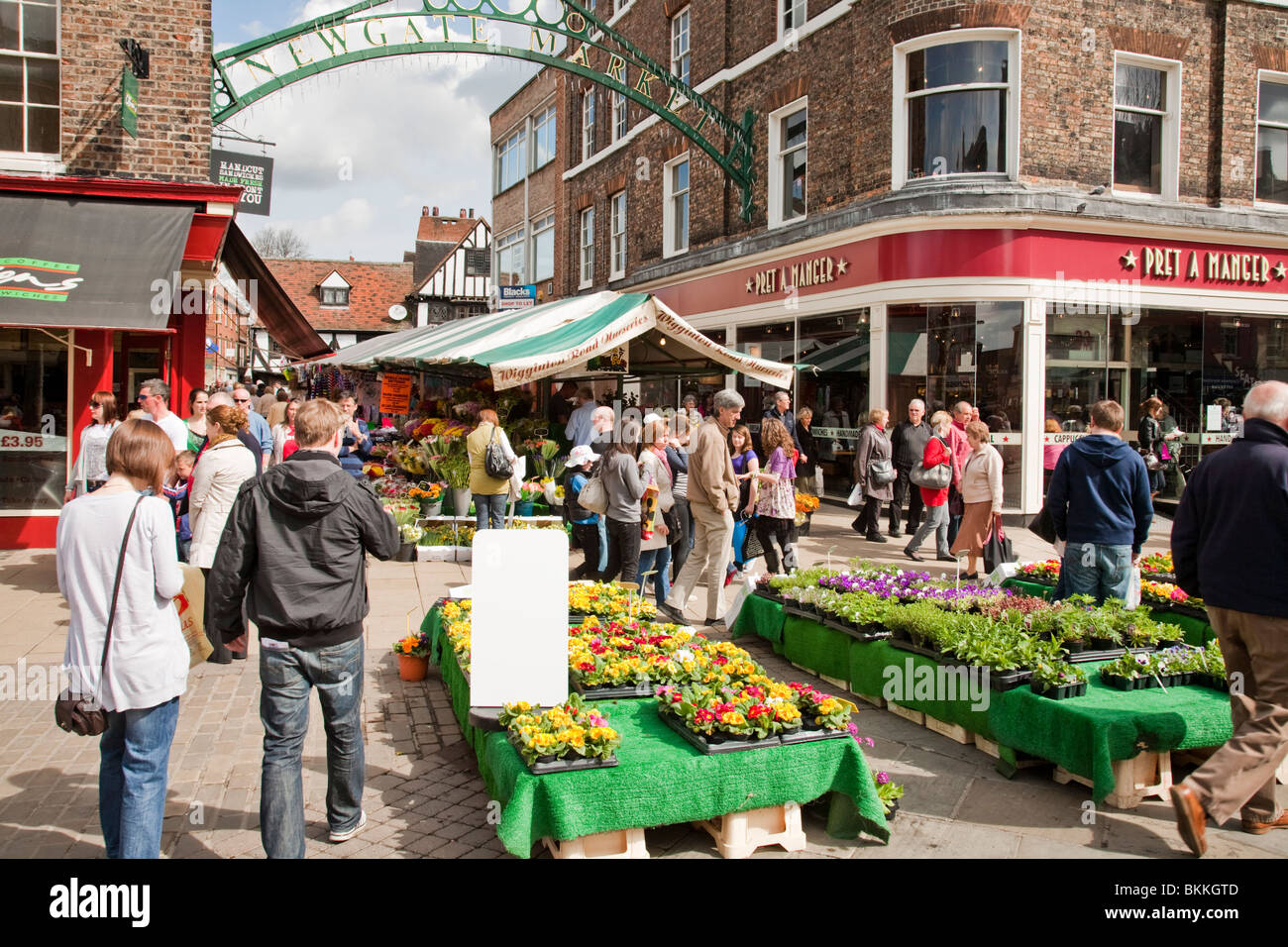 Newgate market york north yorkshire hires stock photography and images