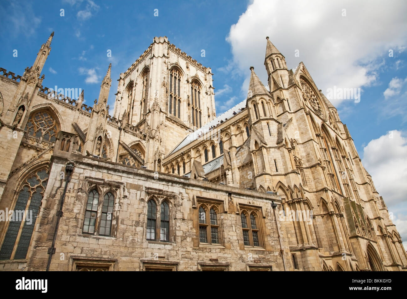 York Minster in the centre of the city of York, Yorkshire, Uk Stock Photo