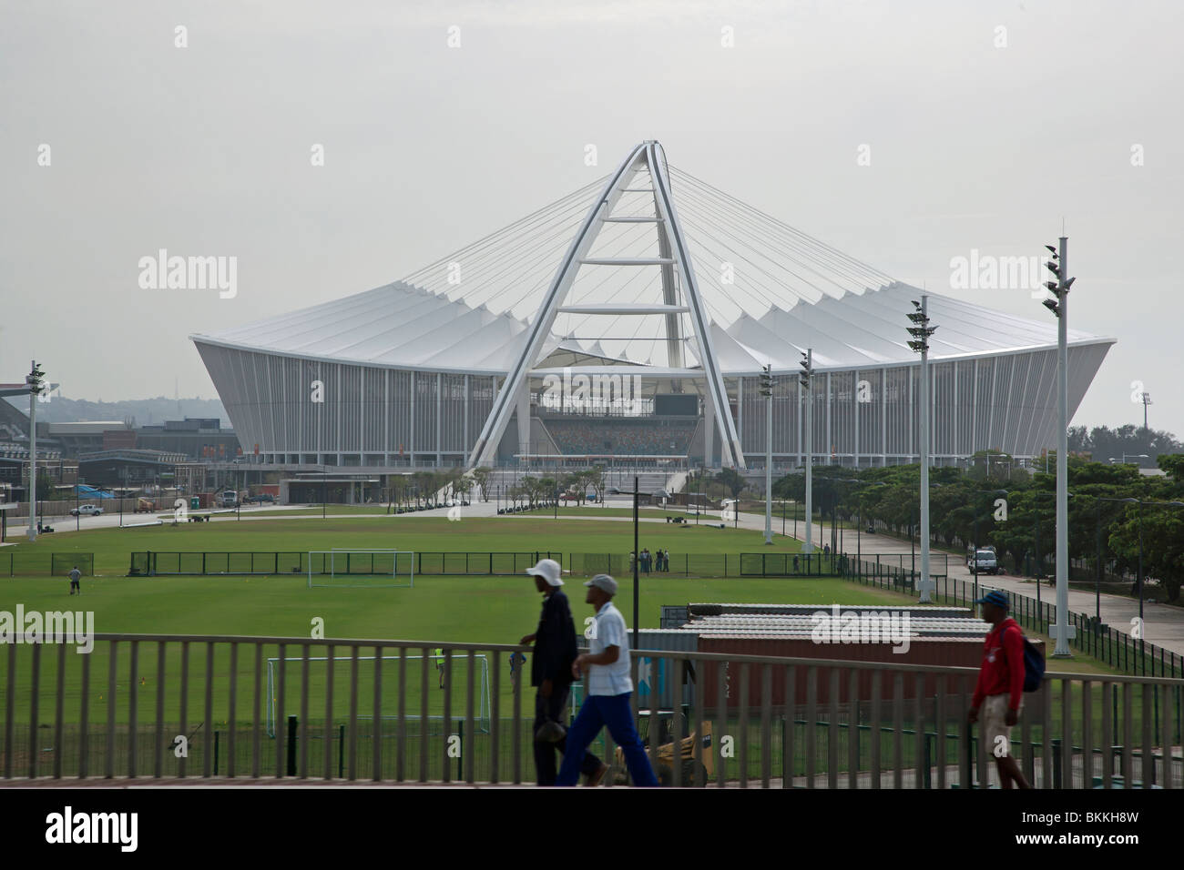 Football World Cup Moses Mabhida Stadium In Durban Stock Photo - Alamy