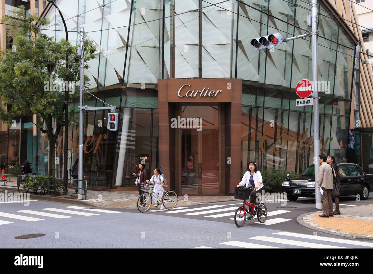 Cartier, Aoyama, upscale fashion shopping district, Tokyo, Japan, Asia Stock Photo