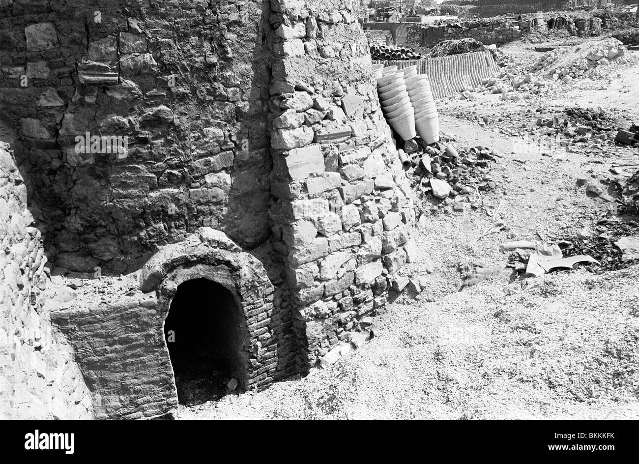 A beehive kiln in Fustat, Cairo, Egypt Stock Photo