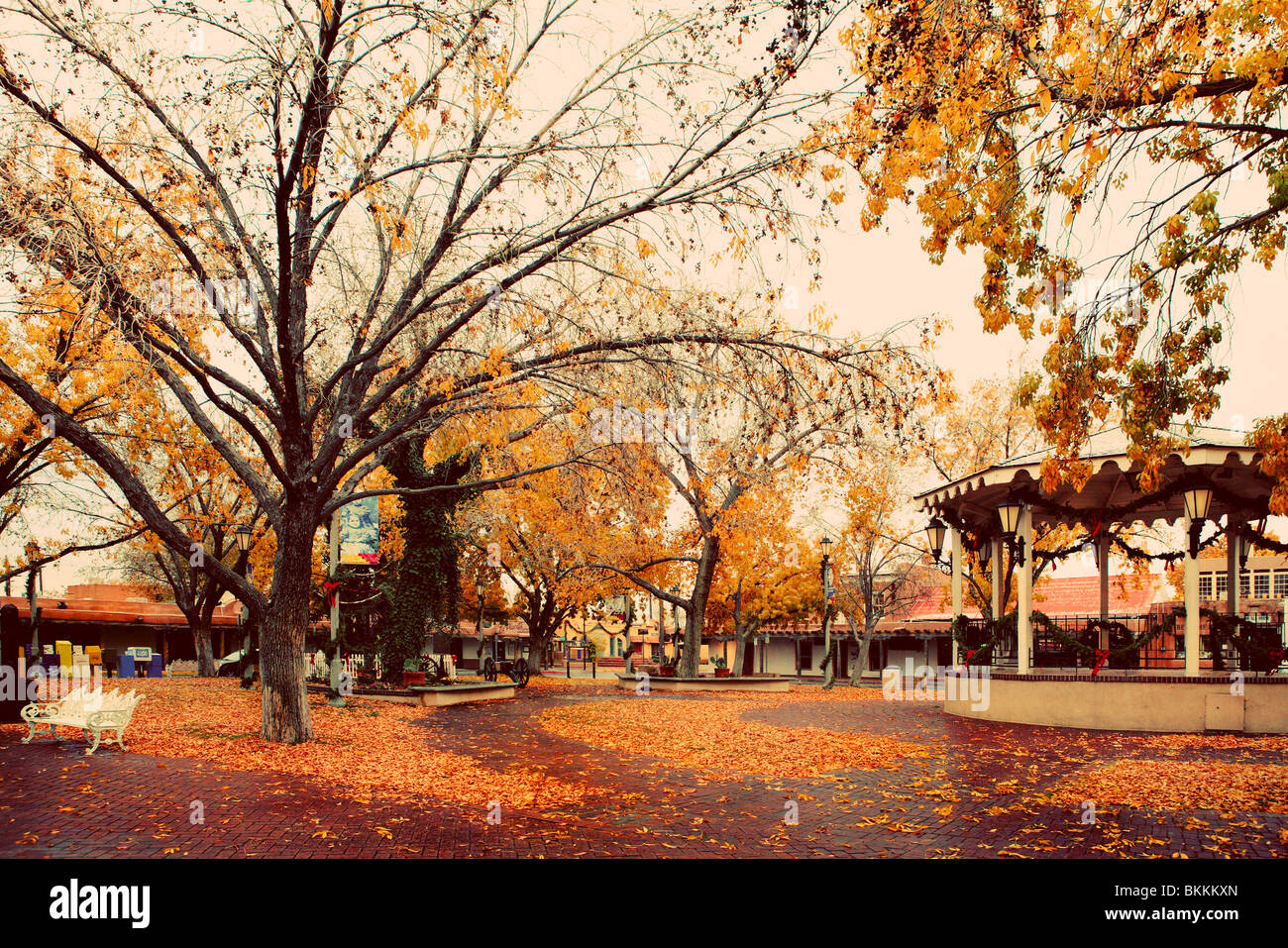 Albuquerque old town gazebo hi-res stock photography and images - Alamy
