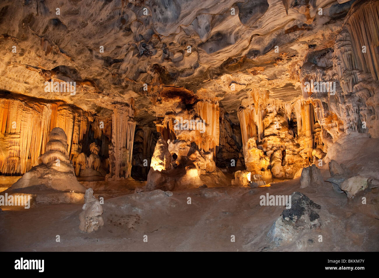 Van Zyl's Hall in The Cango Caves, Oudtshoorn, Western Cape, South Africa Stock Photo