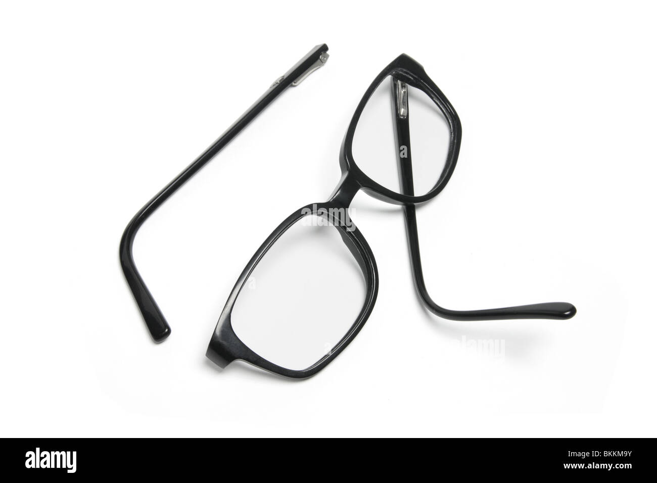 Broken glasses cutout Cut Out Stock Images & Pictures - Alamy