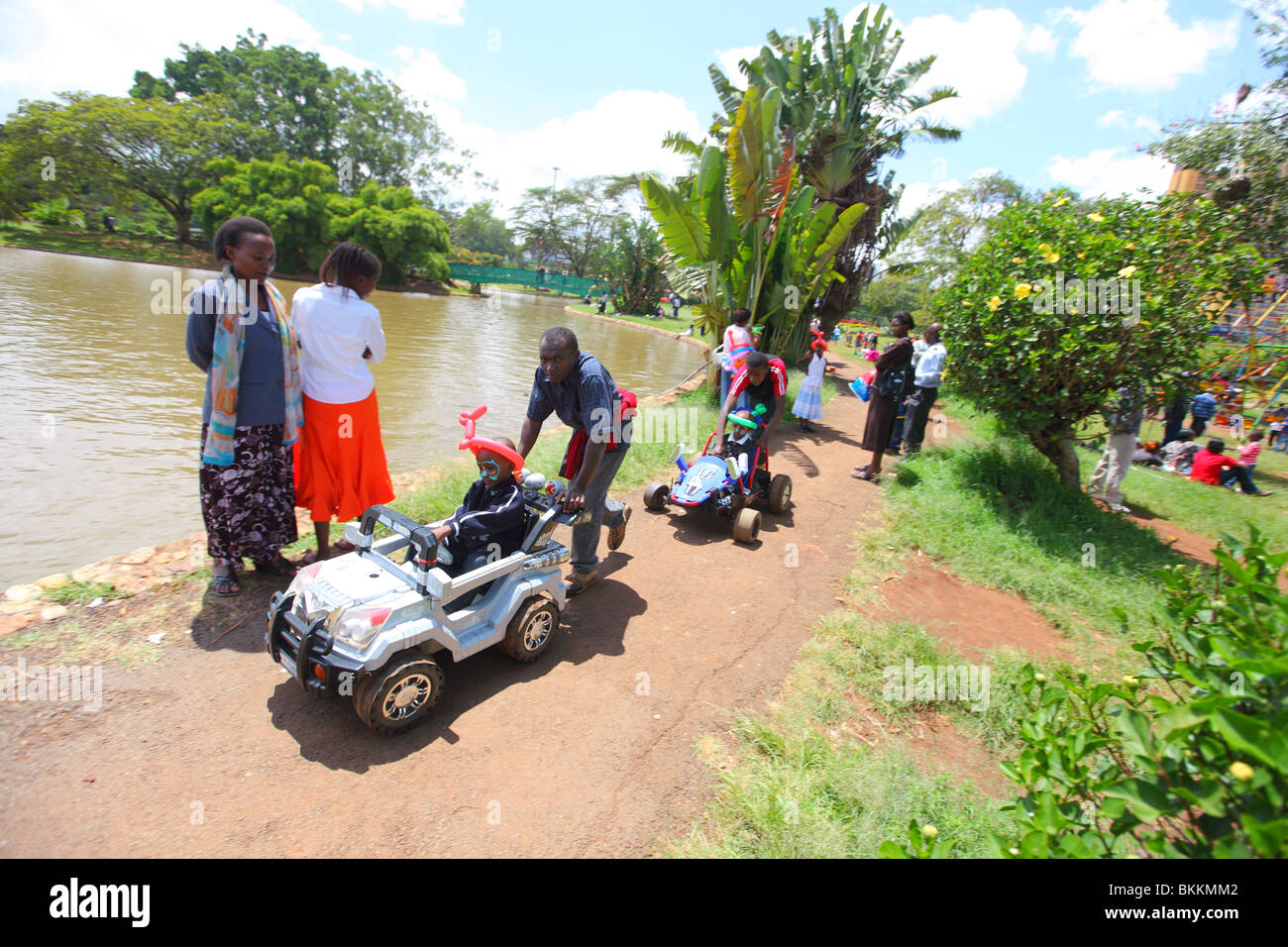 Nairobi, Kenya, East, Africa, downtown, Uhuru park Stock Photo - Alamy