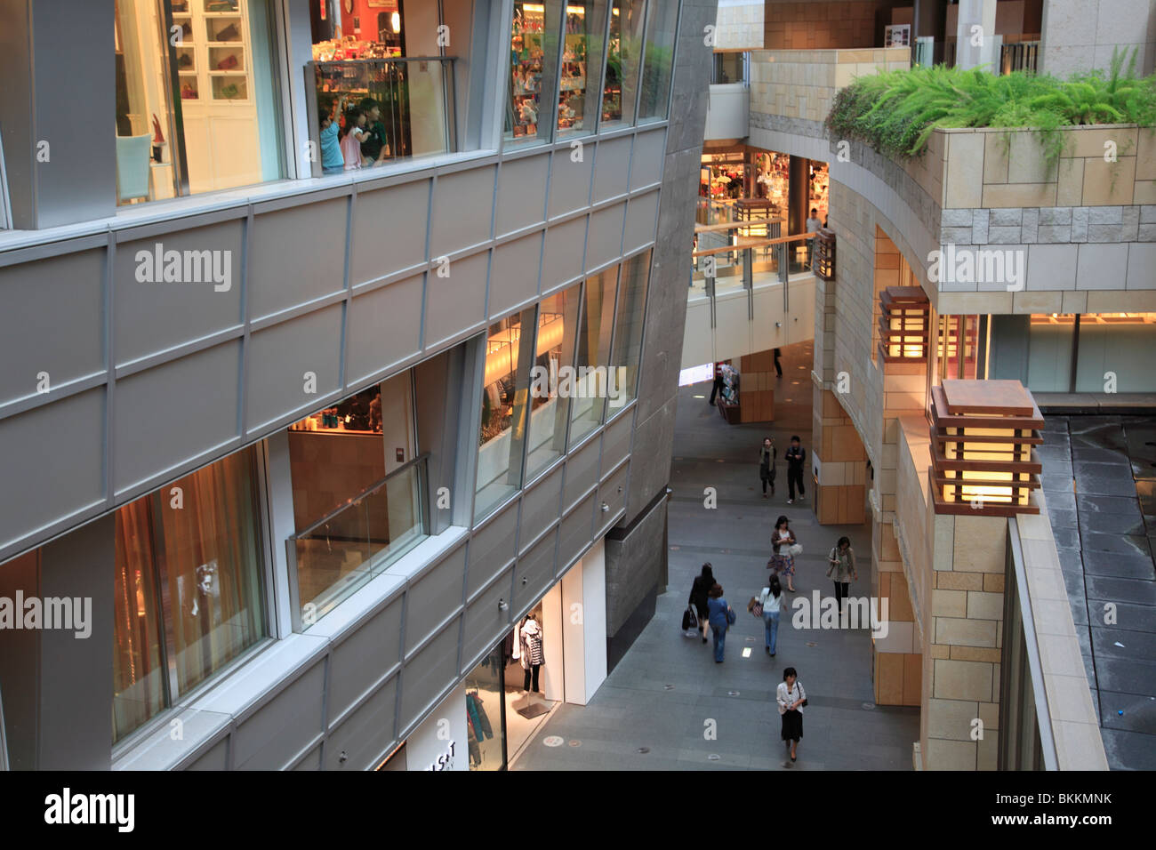 Interior of shopping mall complex, Mori Centre, Roppongi Hills, Tokyo, Japan, Asia Stock Photo