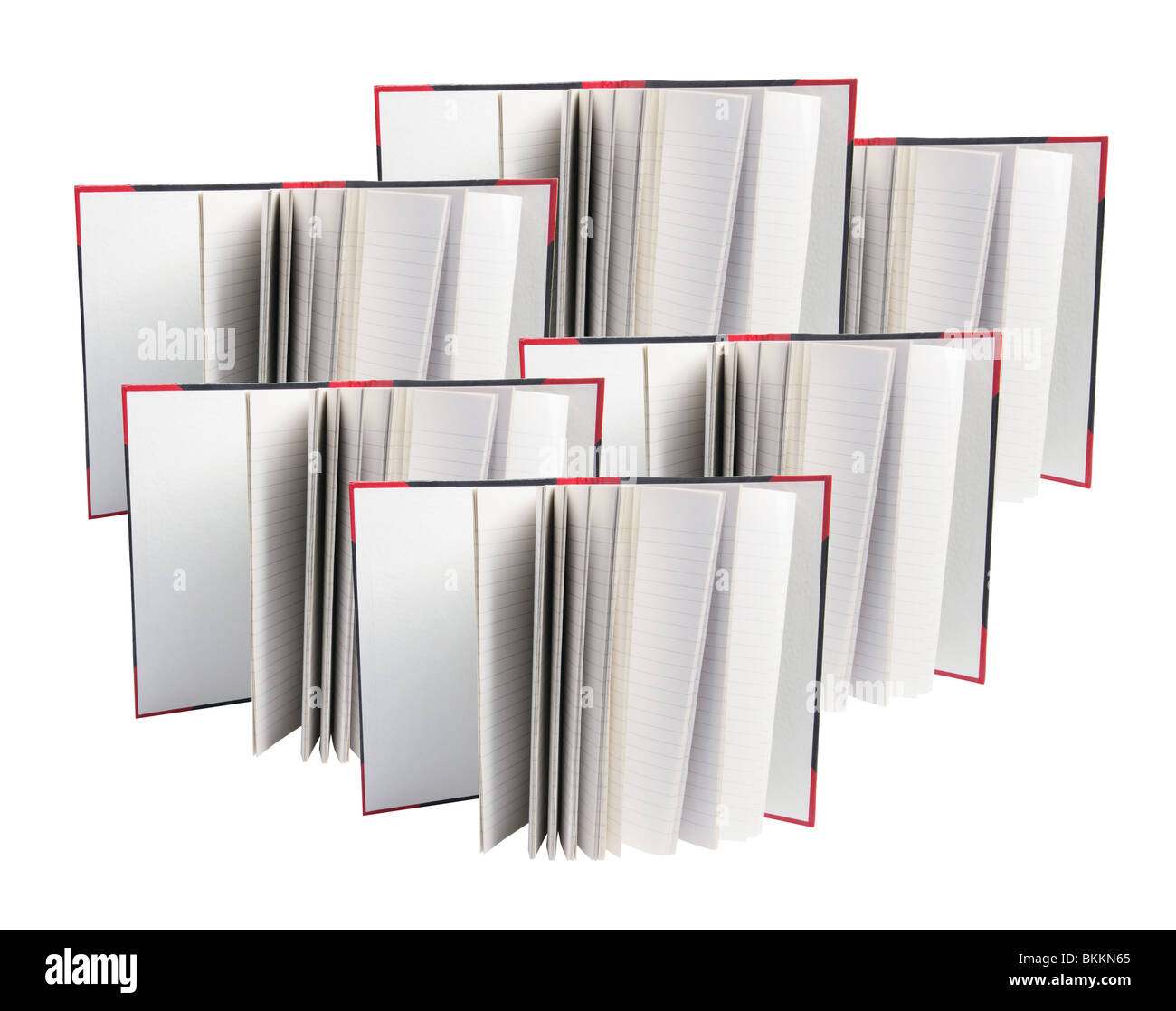 Hard Cover Note Books Stock Photo