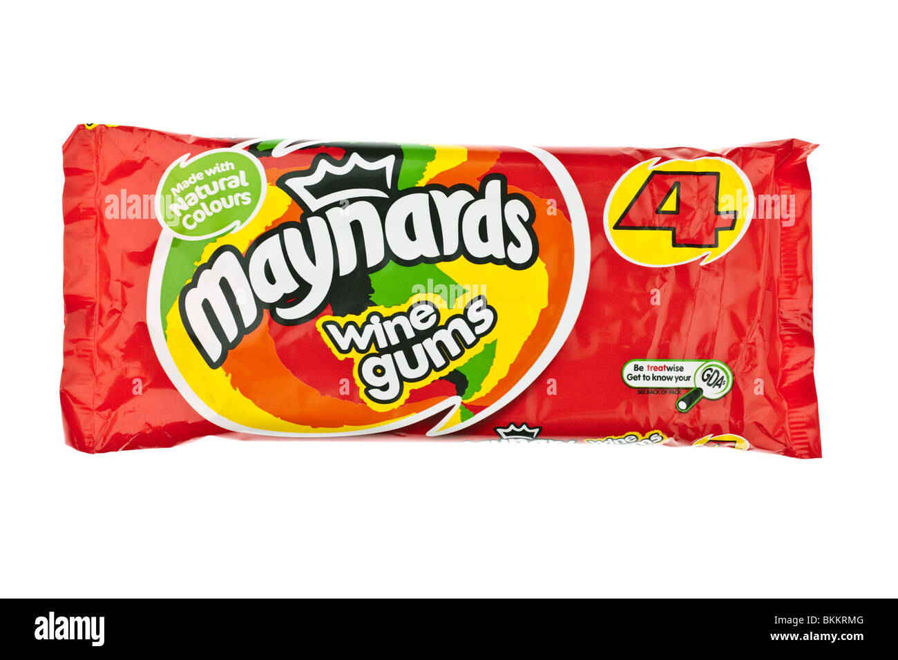 Packet of four Maynards wine gums Stock Photo Alamy