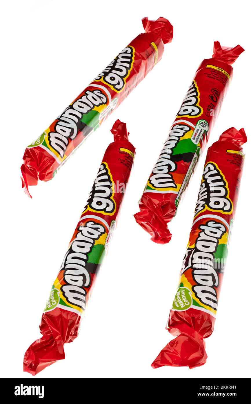 Four 52 gram packets of Maynard's wine gums Stock Photo Alamy