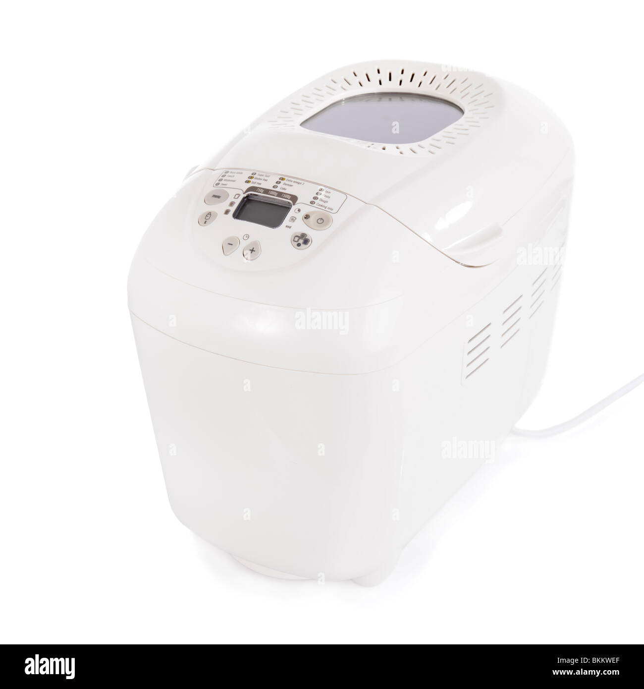 Breadmaker machine isolated on a white background Stock Photo