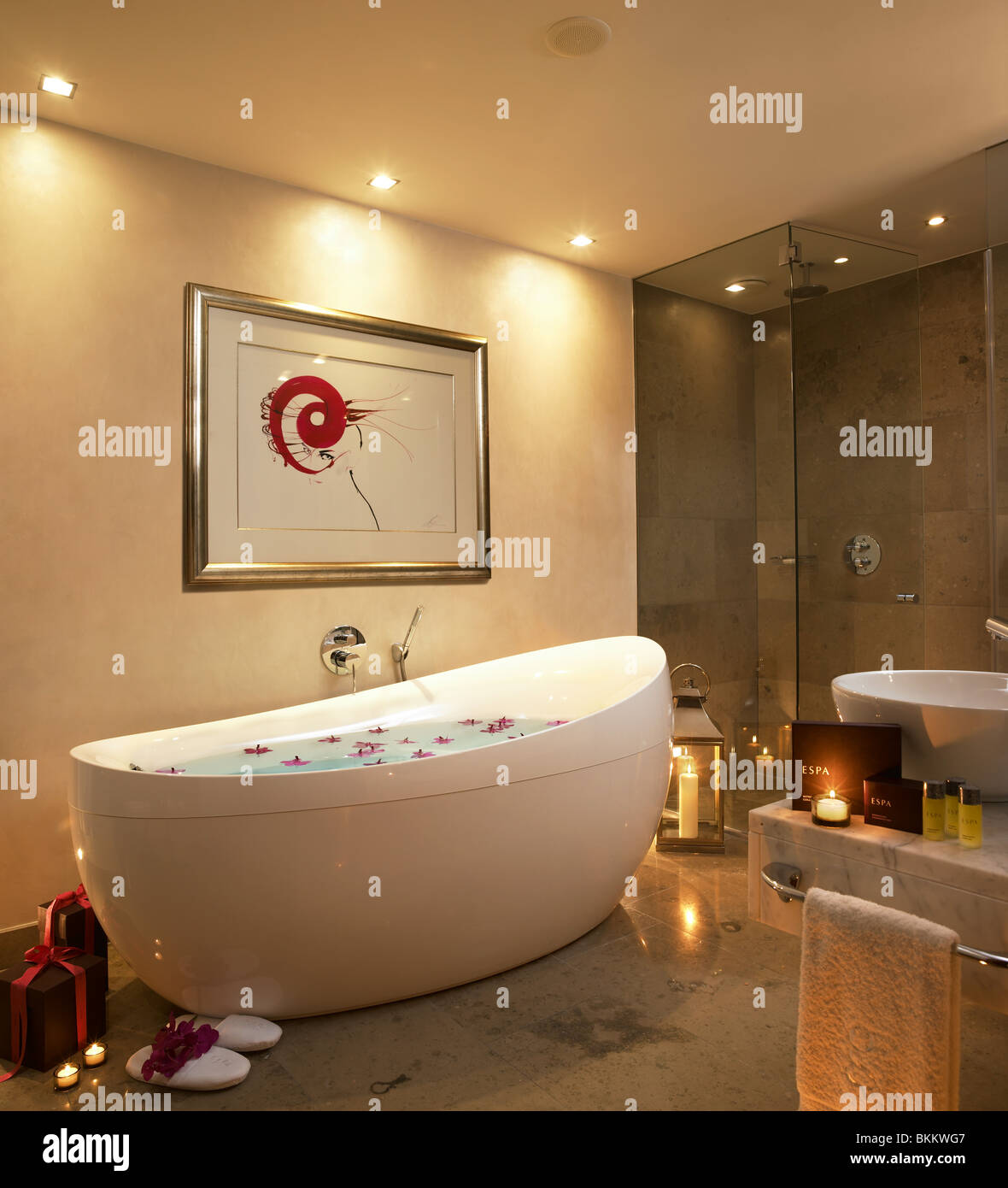 Bathroom At The G Hotel In Galway Stock Photo Alamy