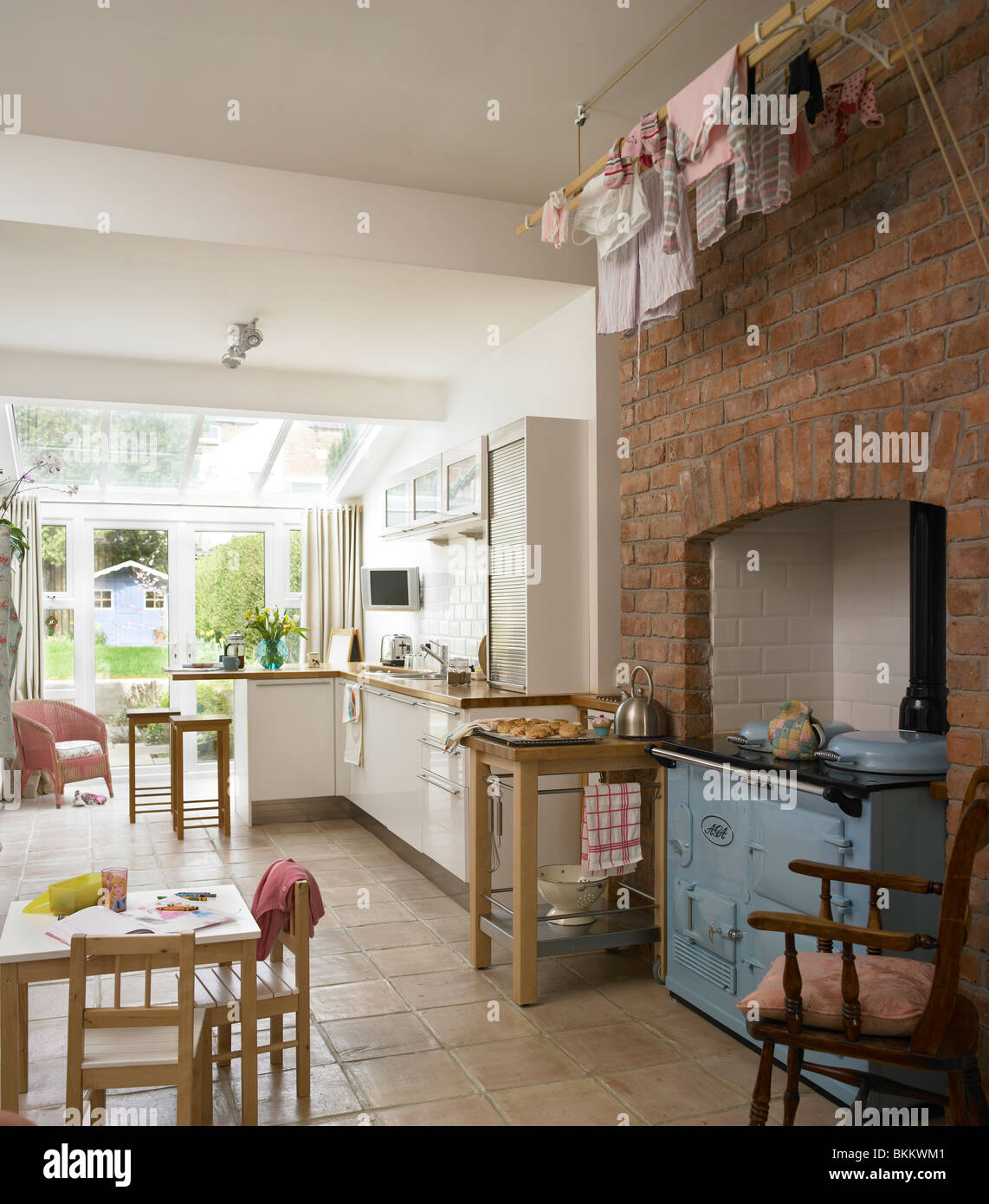 Kitchen in Ireland Stock Photo Alamy