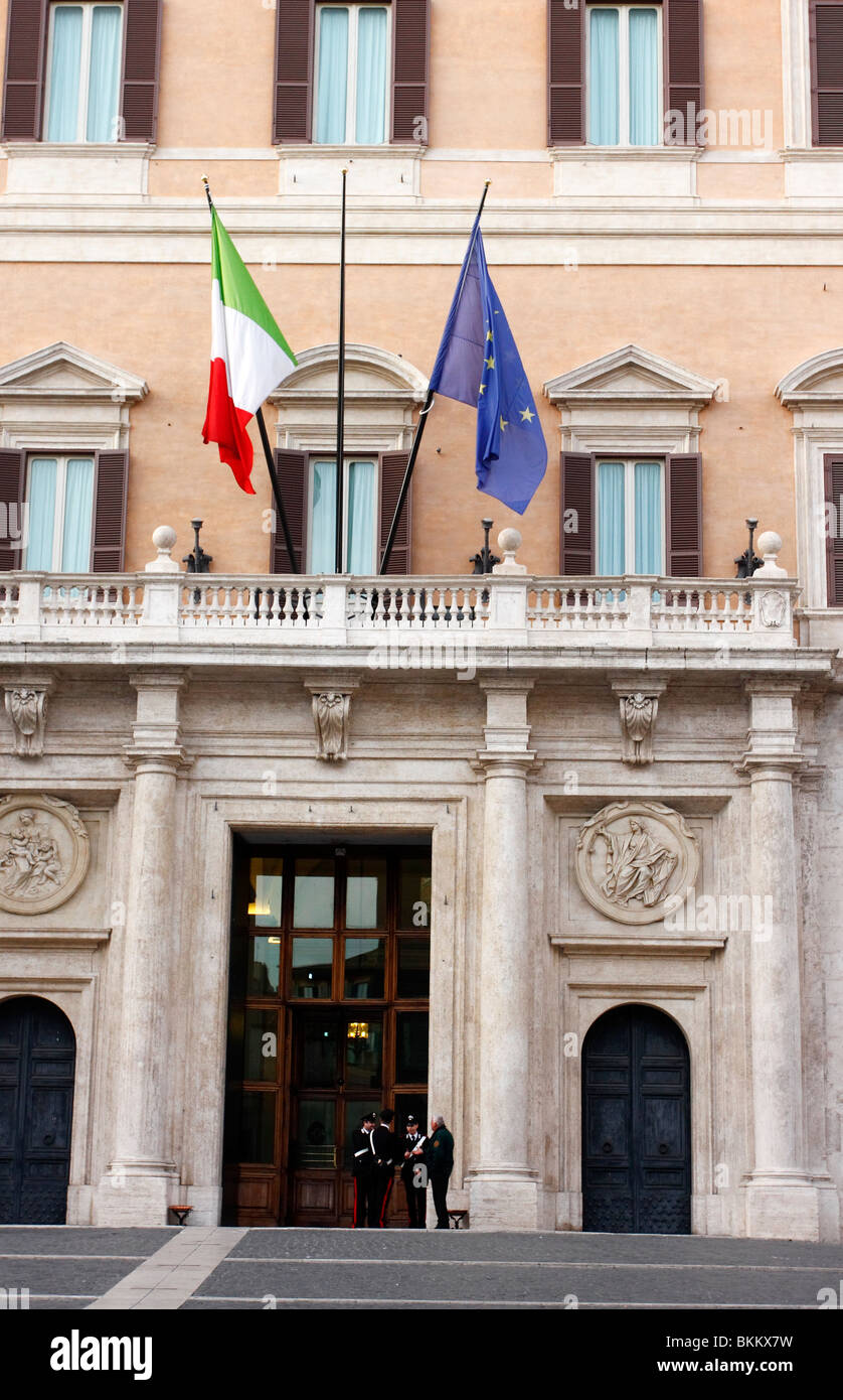 Montecitorio Palace is a building in Rome in which the Chamber of ...
