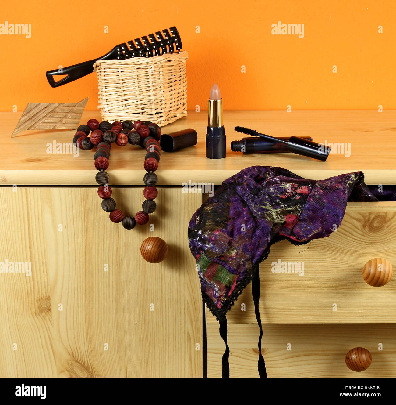 Still life with cosmetics Stock Photo