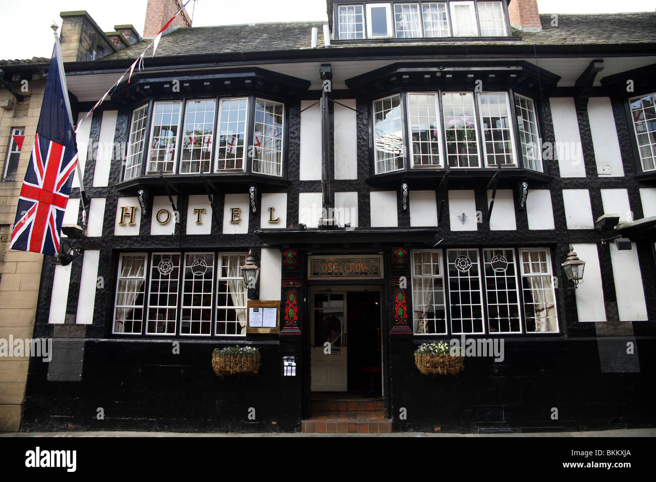 Rose & crown in the town of Knutsford Cheshire UK Stock Photo