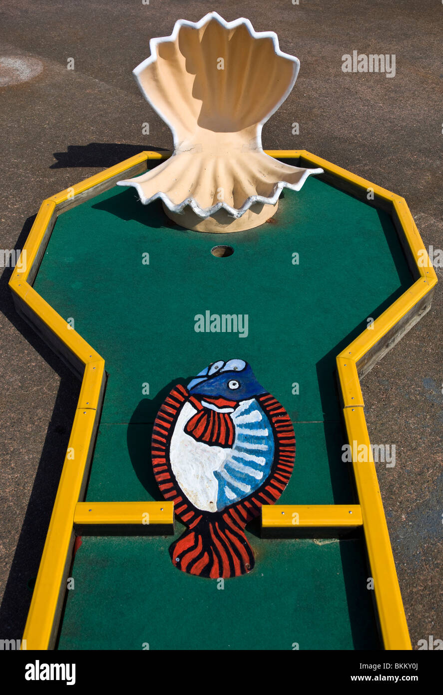 Mini Golf Southsea Pier Portsmouth Stock Photo Alamy