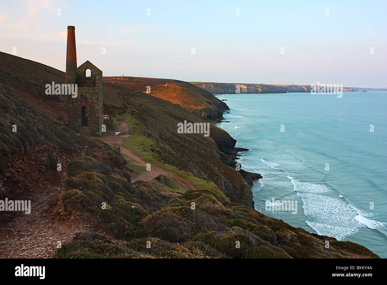 Towanroath Engine House, St.Agnes, Cornwall Stock Photo