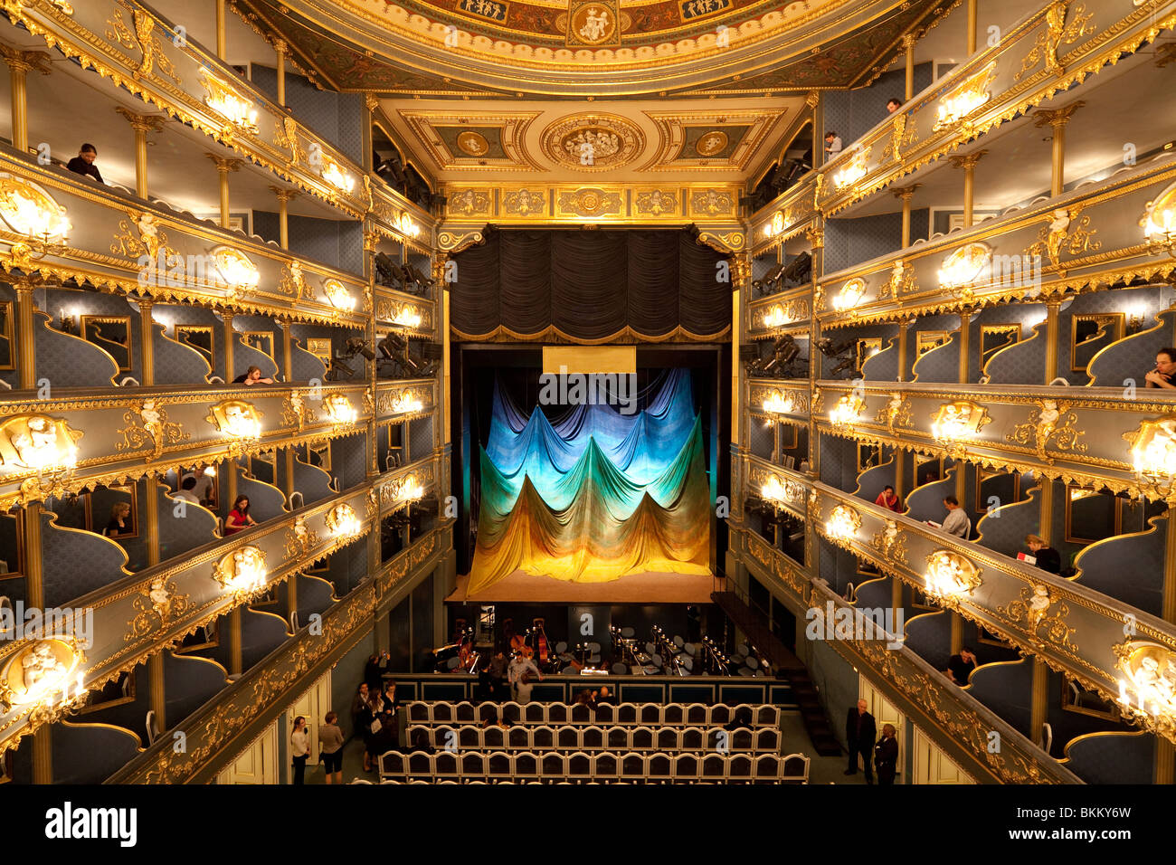 Estates Theatre, Stavovské divadlo, Prague, Czech Republic. Stock Photo