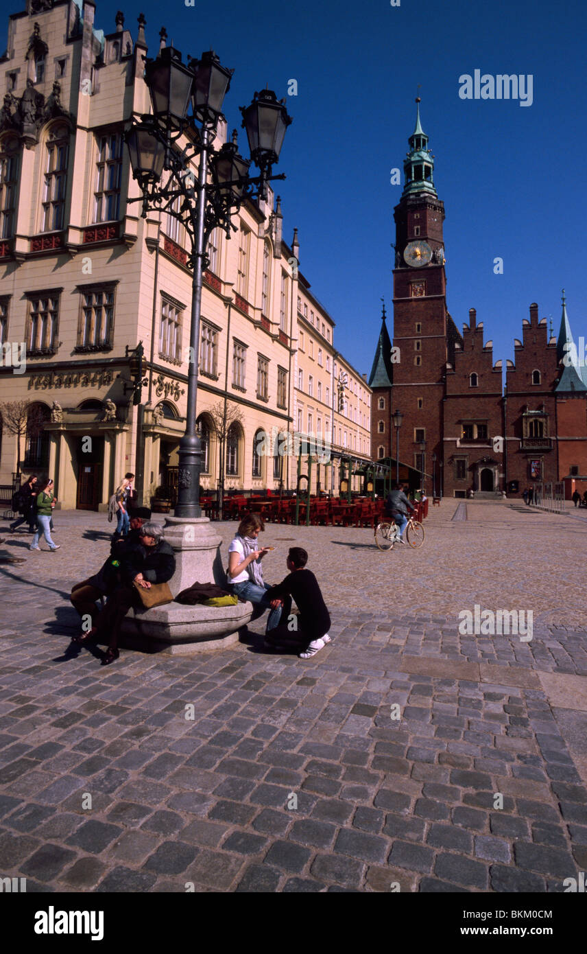 Wroclaw, Poland, April 2010 Stock Photo