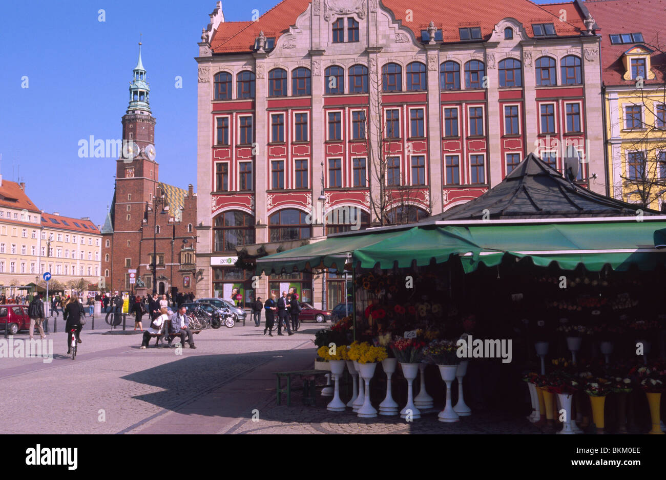 Wroclaw, Poland, April 2010 Stock Photo