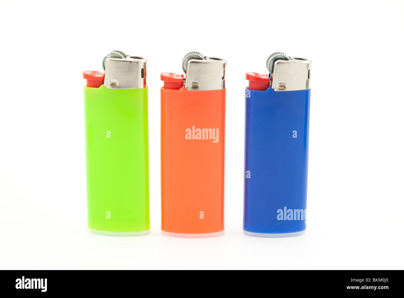 three disposable lighters Stock Photo Alamy