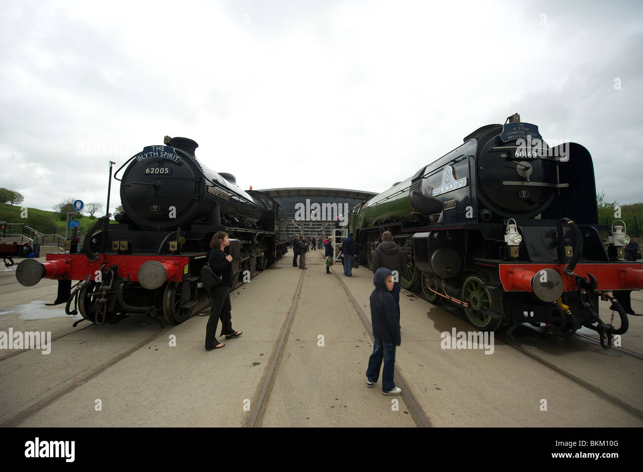 steam engine at Shildon national railway museum Durham UK Stock Photo