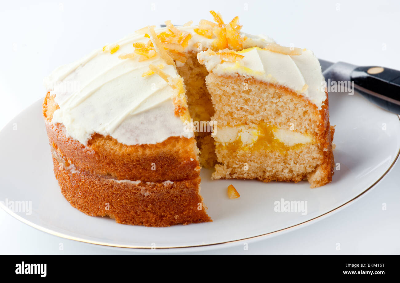 Clementine Cake Stock Photo