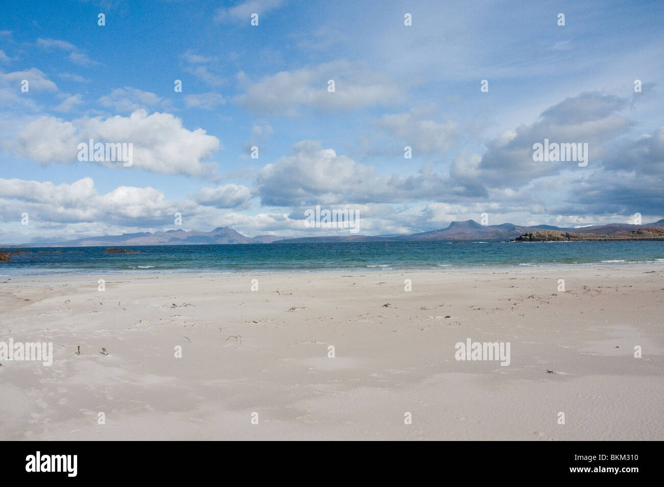 Mellon Udrigle Beach & Loch Gruinard nr Laide Ross & Cromarty Highland Scotland Stock Photo