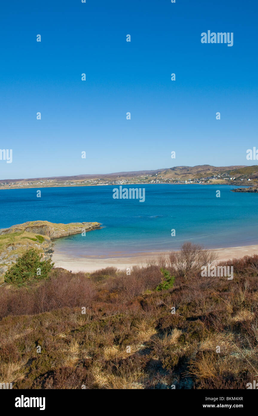 Gairloch Bay, Gairloch Ross & Cromarty Highland Scotland Stock Photo