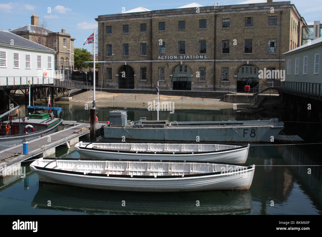 Action Stations Museum Portsmouth Dockyard UK Stock Photo Alamy