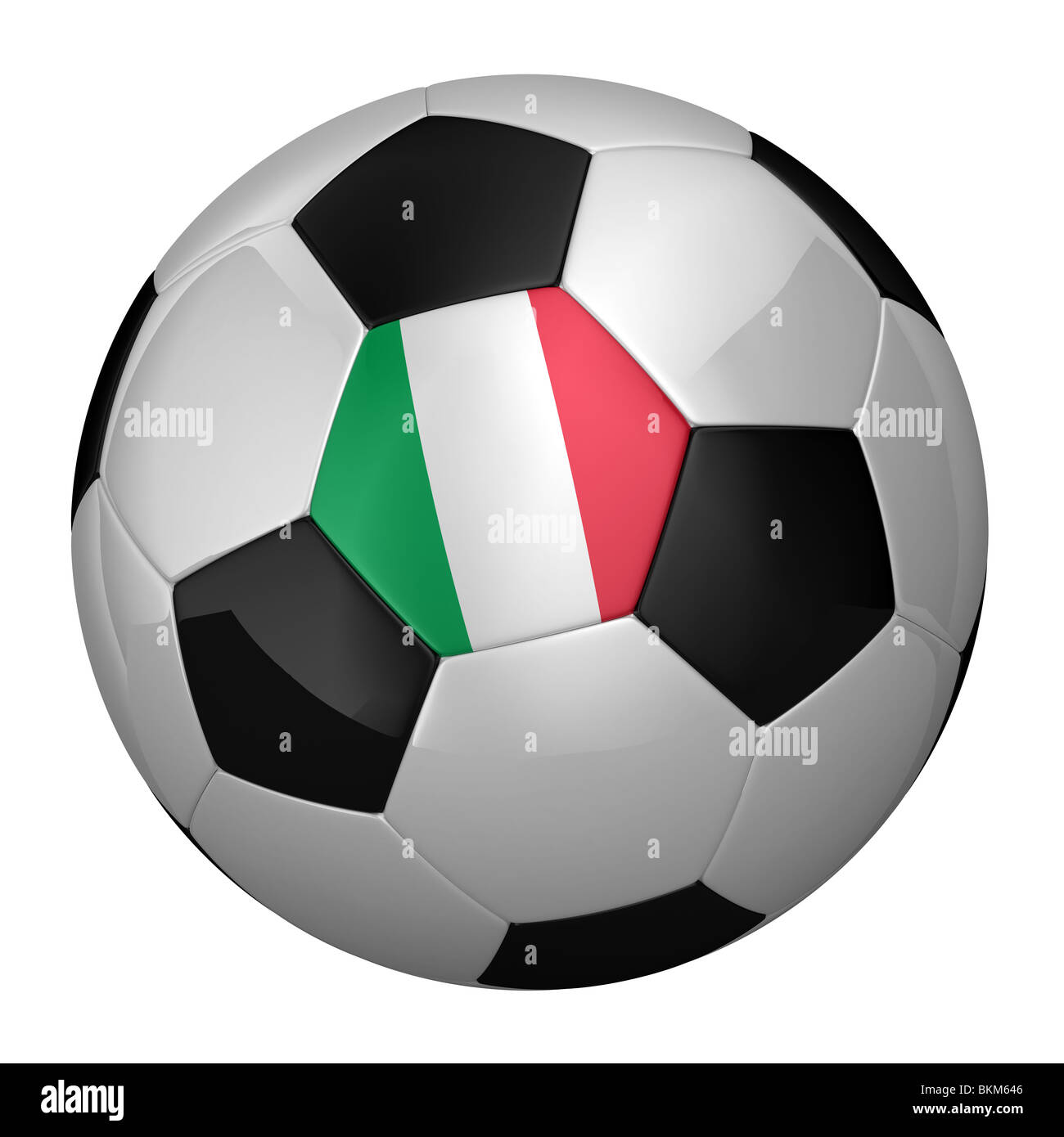 Italian Soccer Ball Stock Photo Alamy