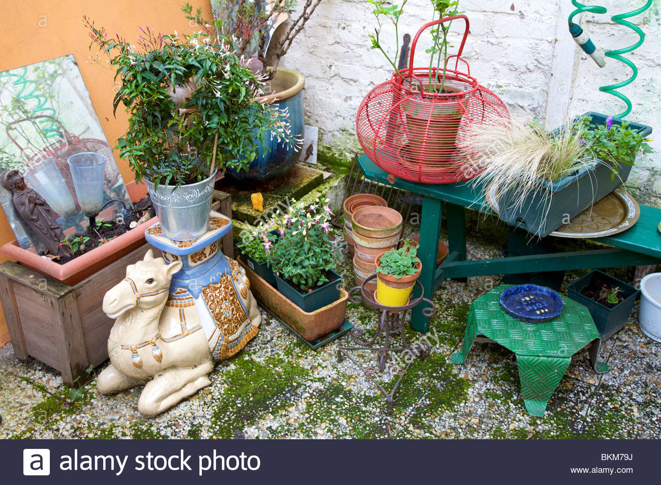 Garden Patio Plants Pots High Resolution Stock Photography and Images ...