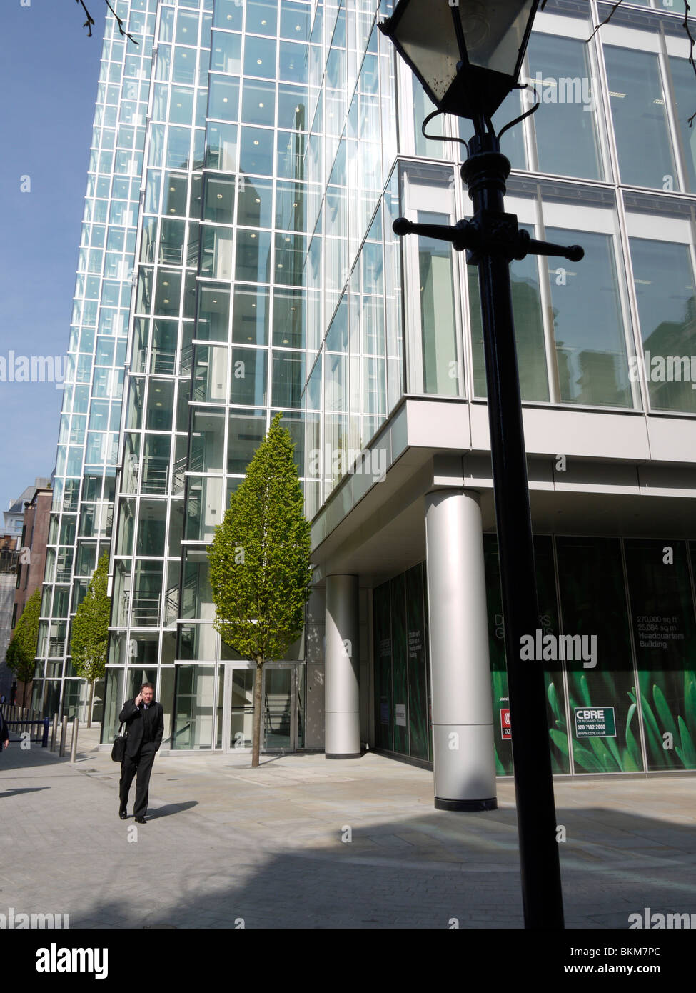 Drapers gardens, headquarters of BlackRock asset management, global investment management, and risk management firm Stock Photo