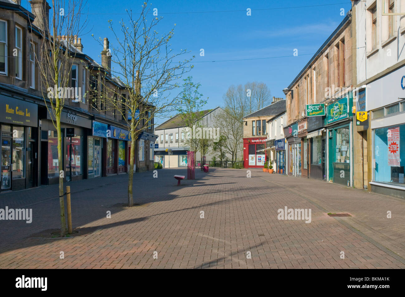 Stewart Street Milngavie East Dunbartonshire Scotland Stock Photo Alamy