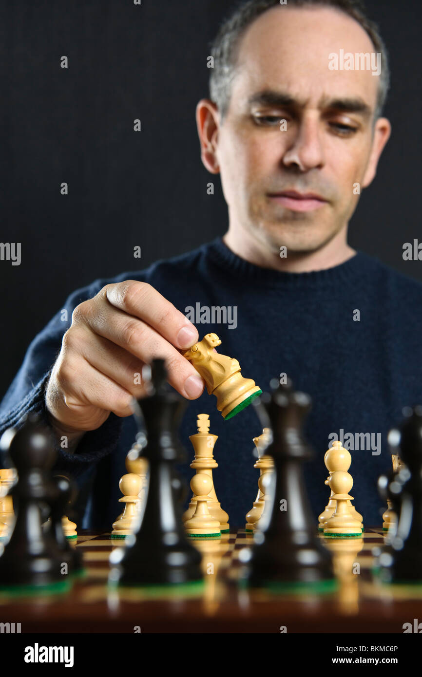 Chess Master stock photo. Image of person, intelligent - 36303030