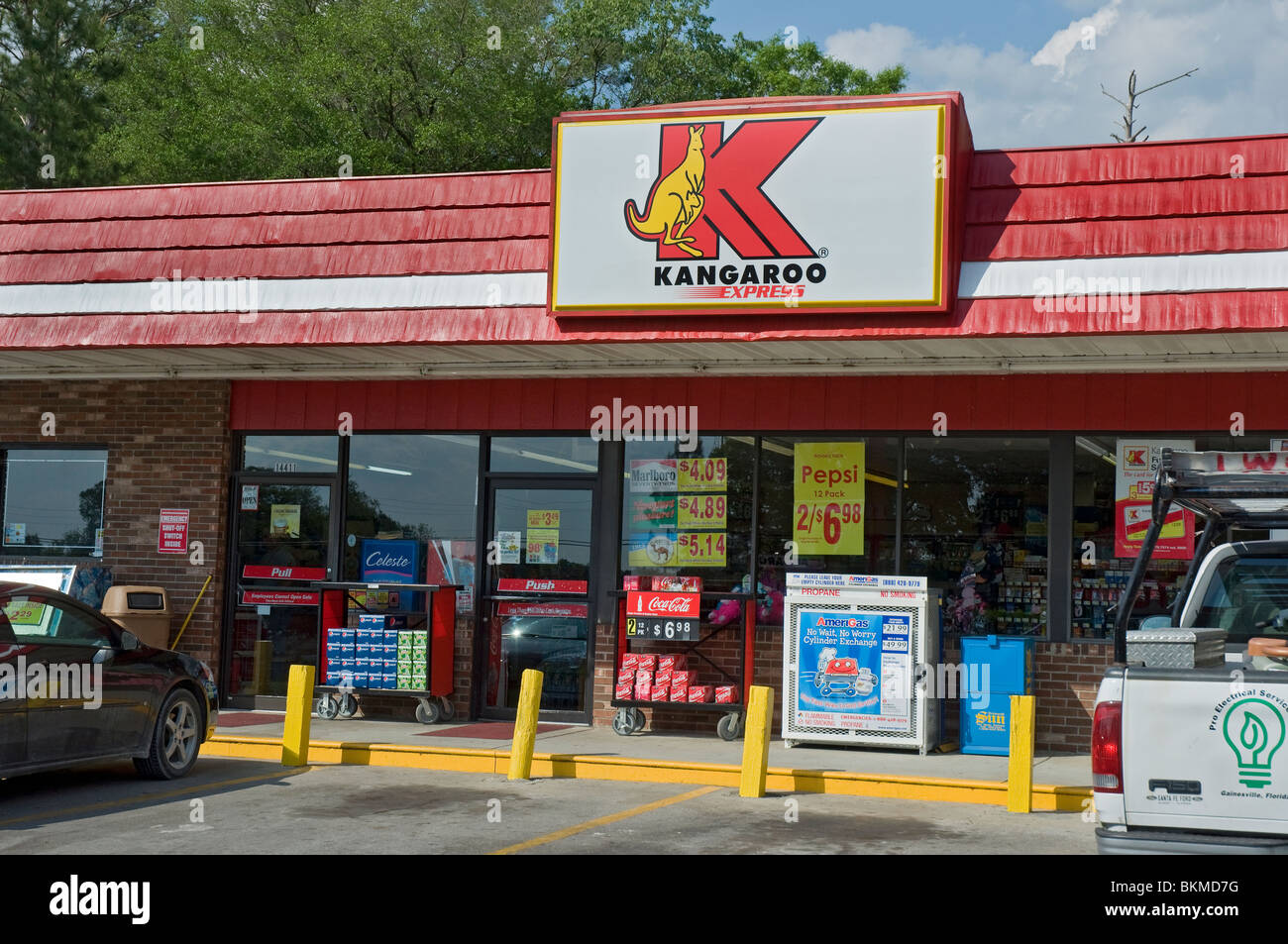 American convenience store in Alachua Florida Stock Photo