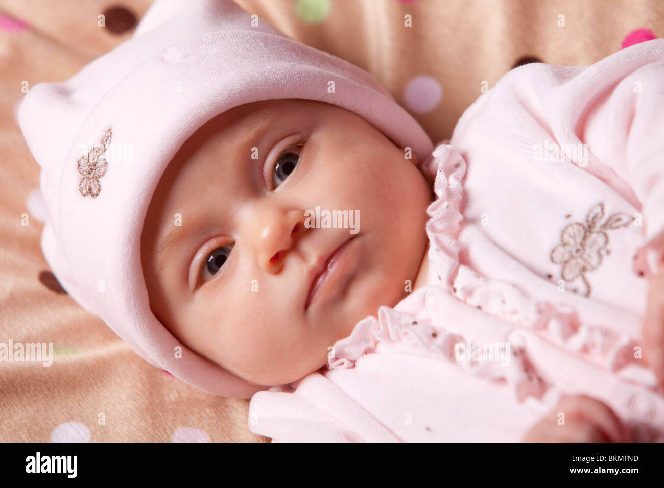 An Infant Girl Stock Photo - Alamy