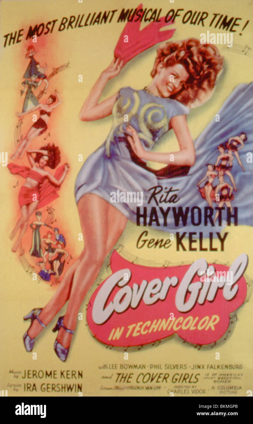 COVER GIRL -1944 POSTER Stock Photo
