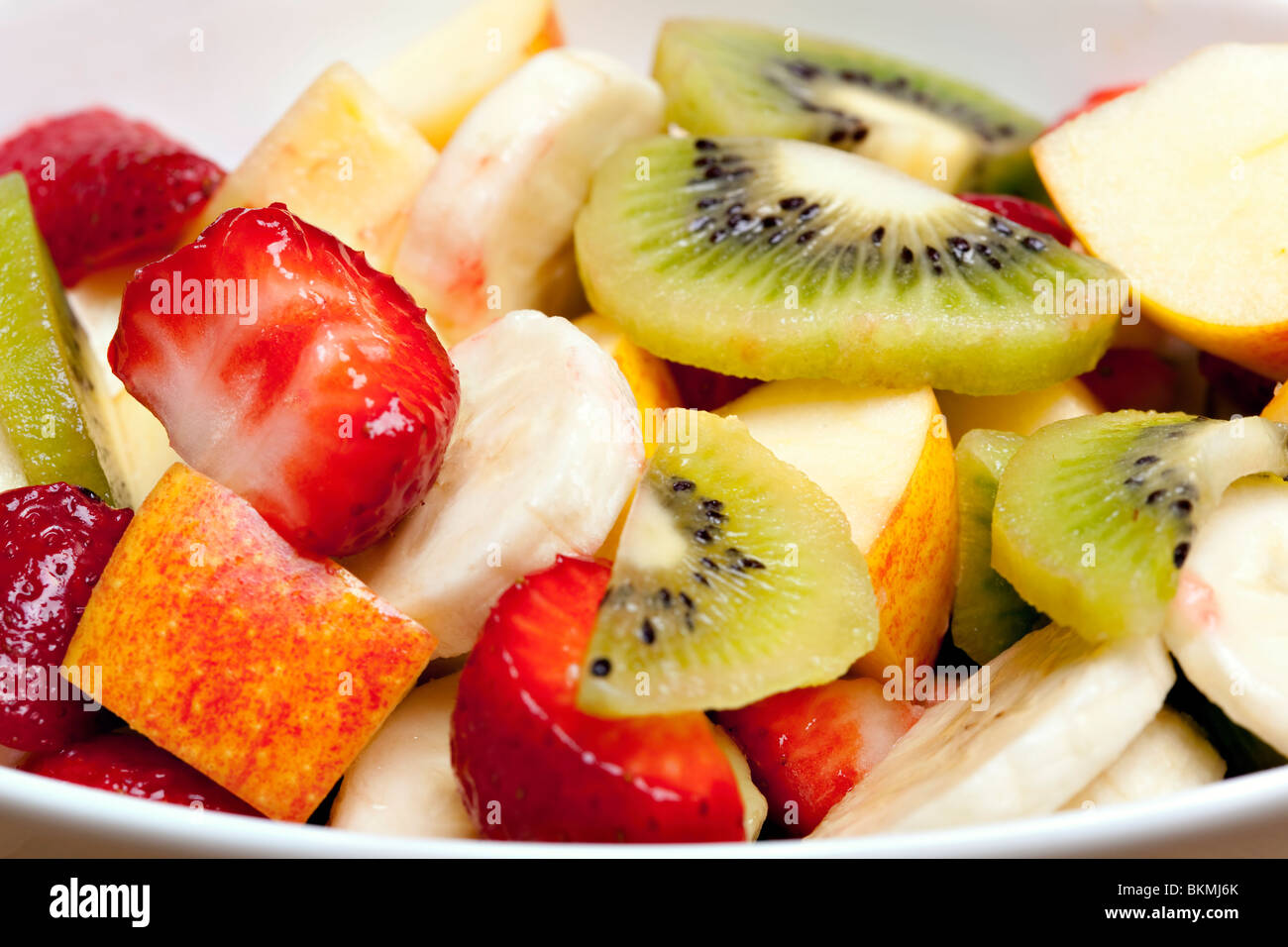 Delicious fresh fruit salad Stock Photo Alamy
