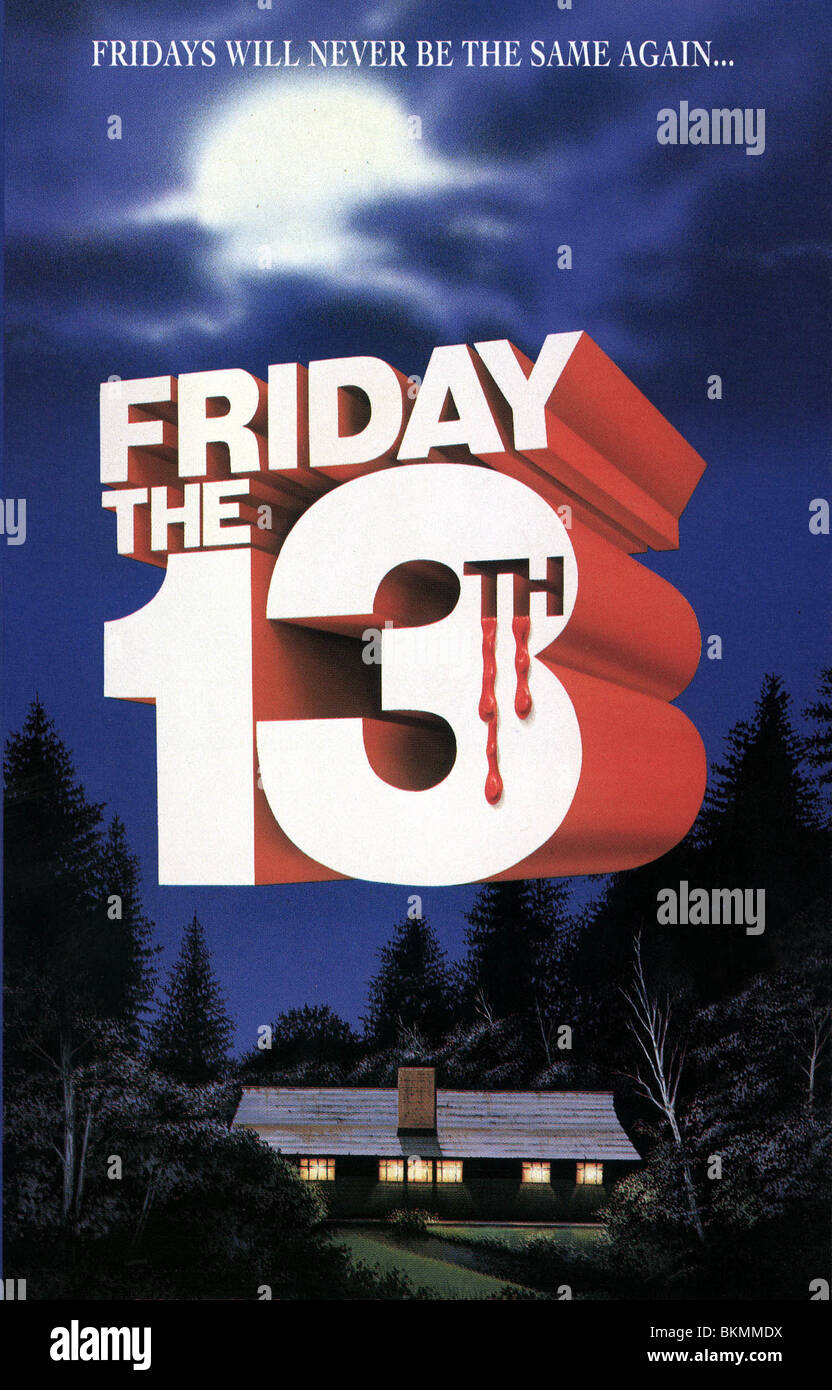 MOVIE POSTER, FRIDAY THE 13TH, 1980 Stock Photo - Alamy