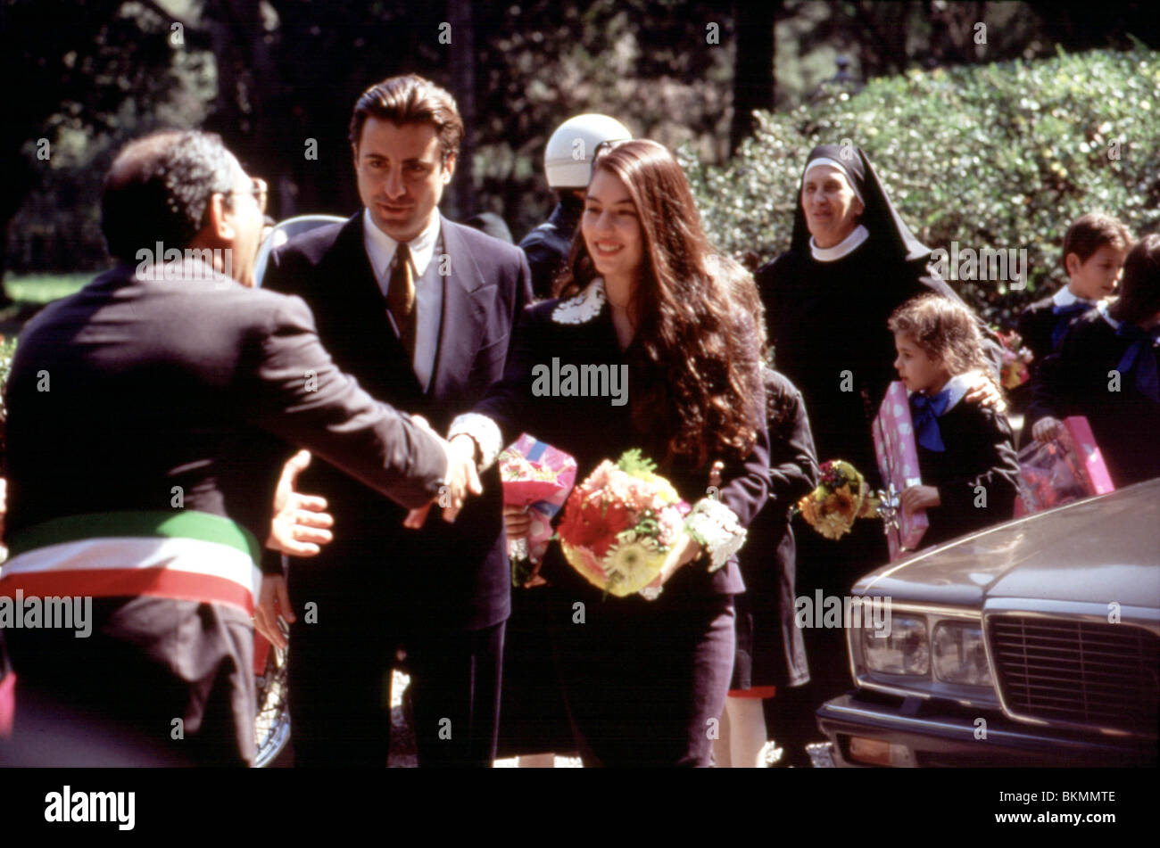 The Godfather: Part III - Publicity still of Sofia Coppola & Andy García