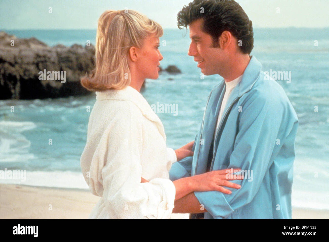 GREASE (1978) OLIVIA NEWTON-JOHN, JOHN TRAVOLTA GRS 080 Stock Photo