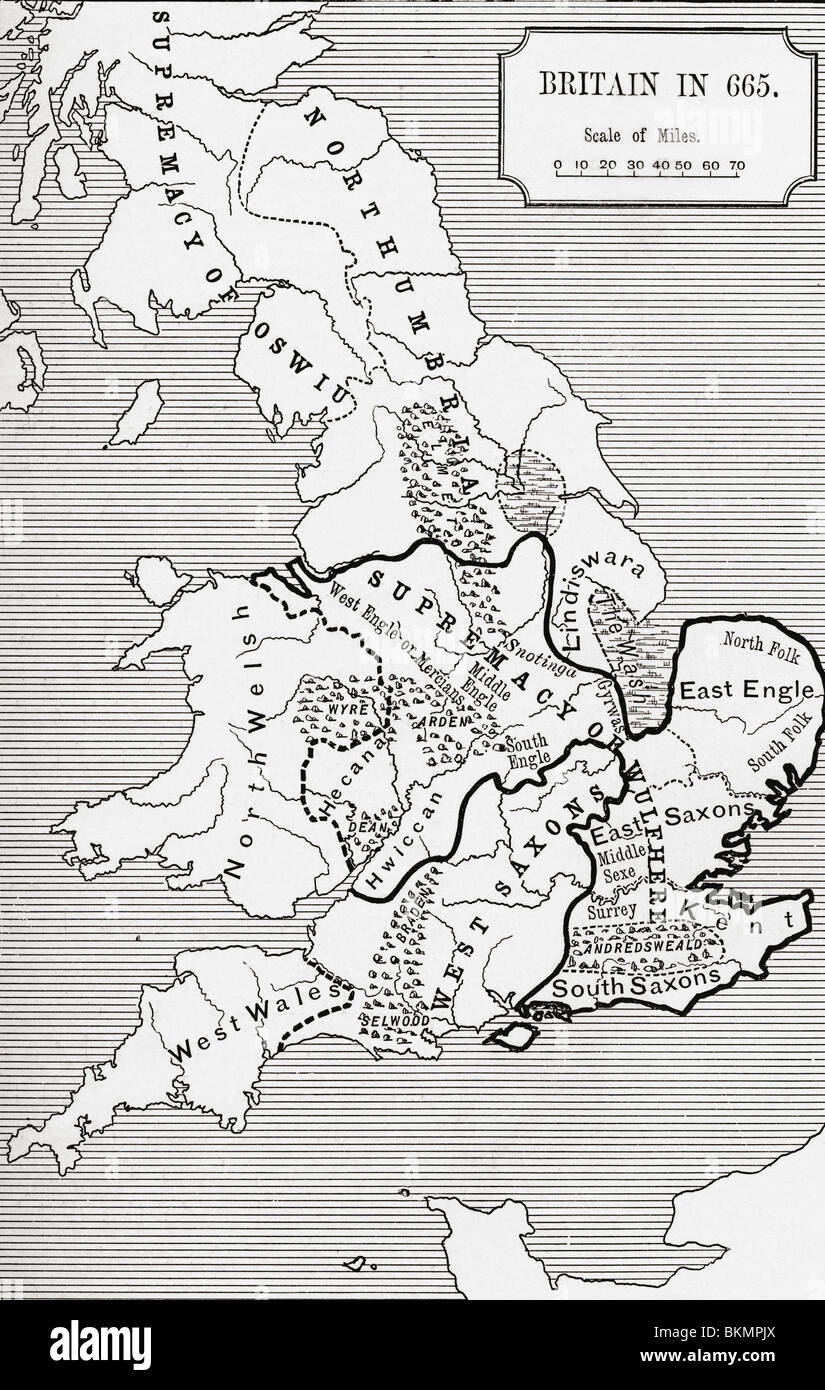 Map Of Britain In 665 The Northumbrian Kingdom 5 To 685 Stock Photo Alamy Map Of Britain In 665 The Northumbrian Kingdom 5 To 685 Stock Photo Alamy
