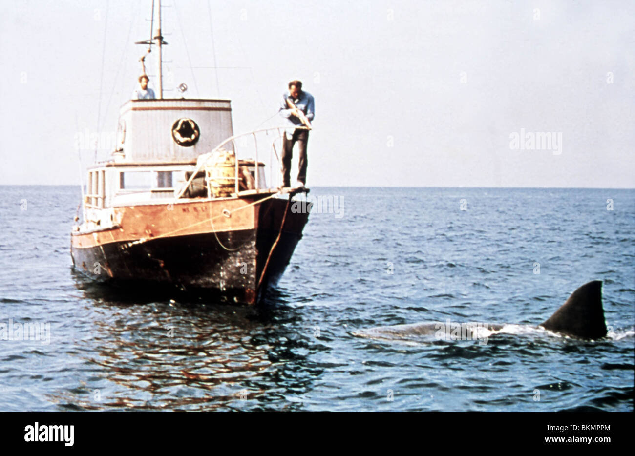JAWS -1975 ROBERT SHAW Stock Photo