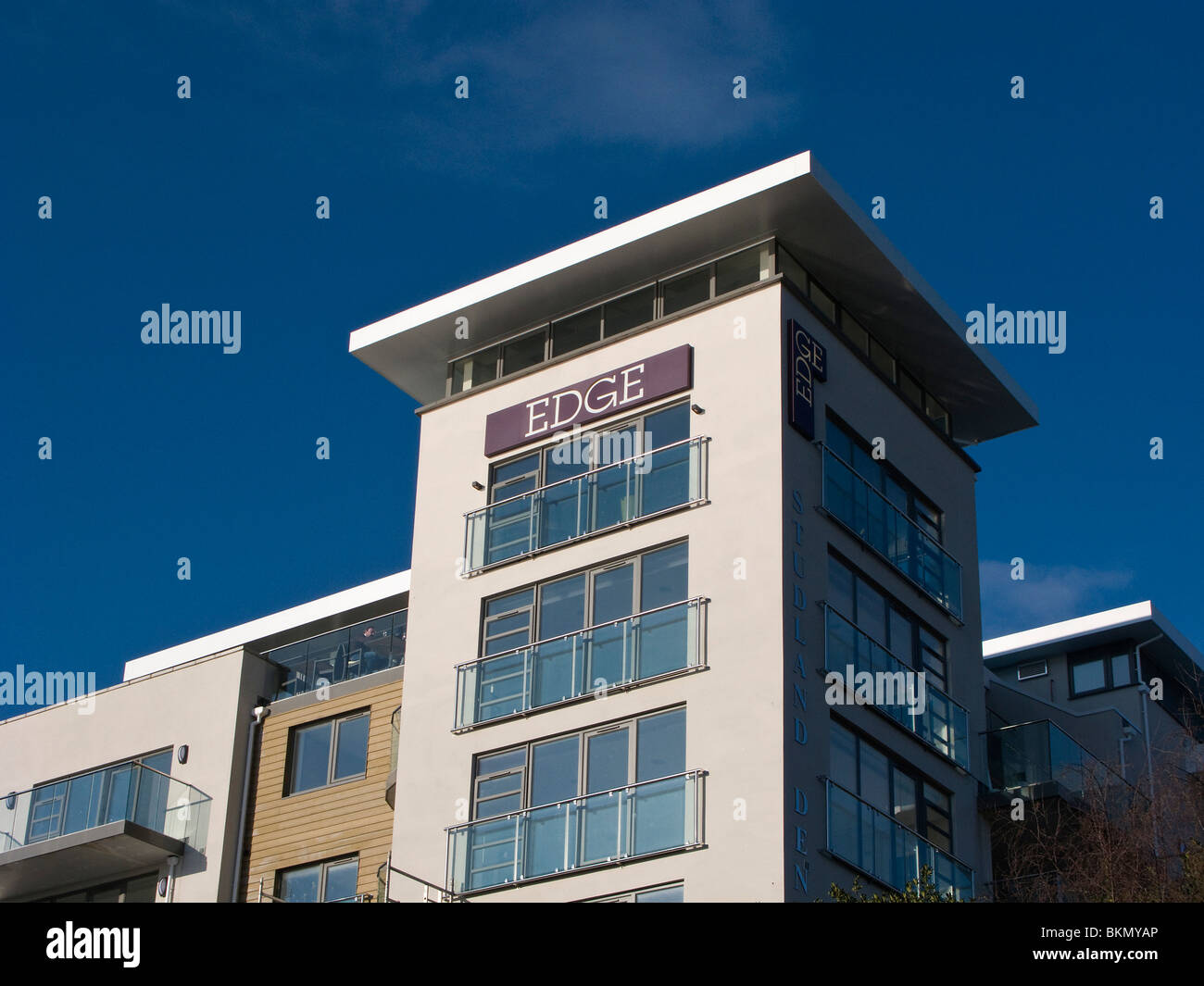 Modern Apartments Block, Bournemouth, UK Stock Photo Alamy