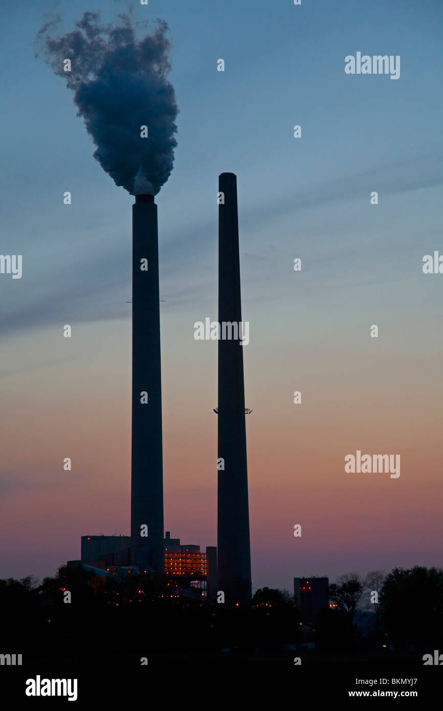 Mountaineer Power Plant Stock Photo Alamy