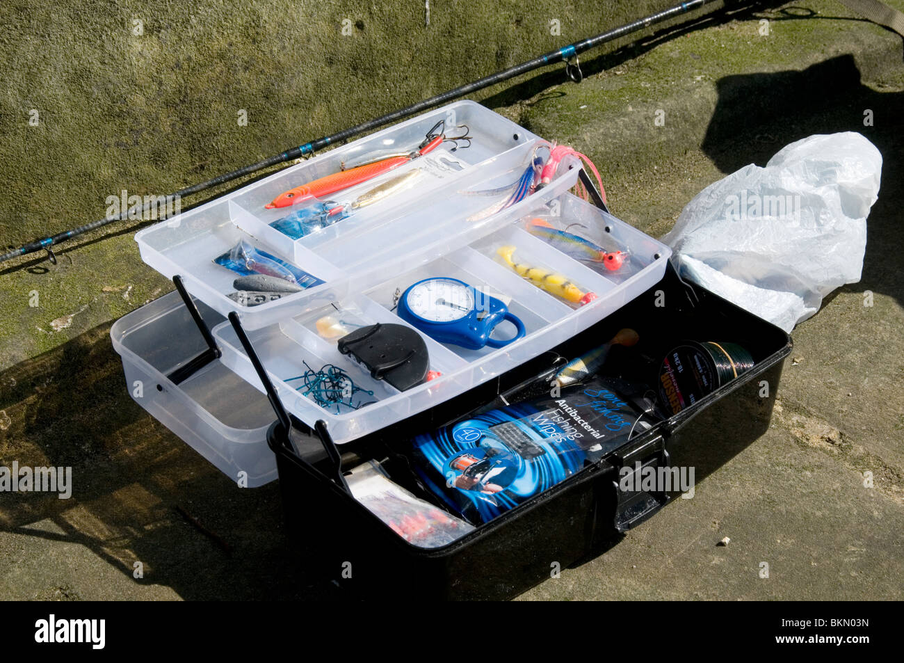 Tackle boxes hi-res stock photography and images - Alamy