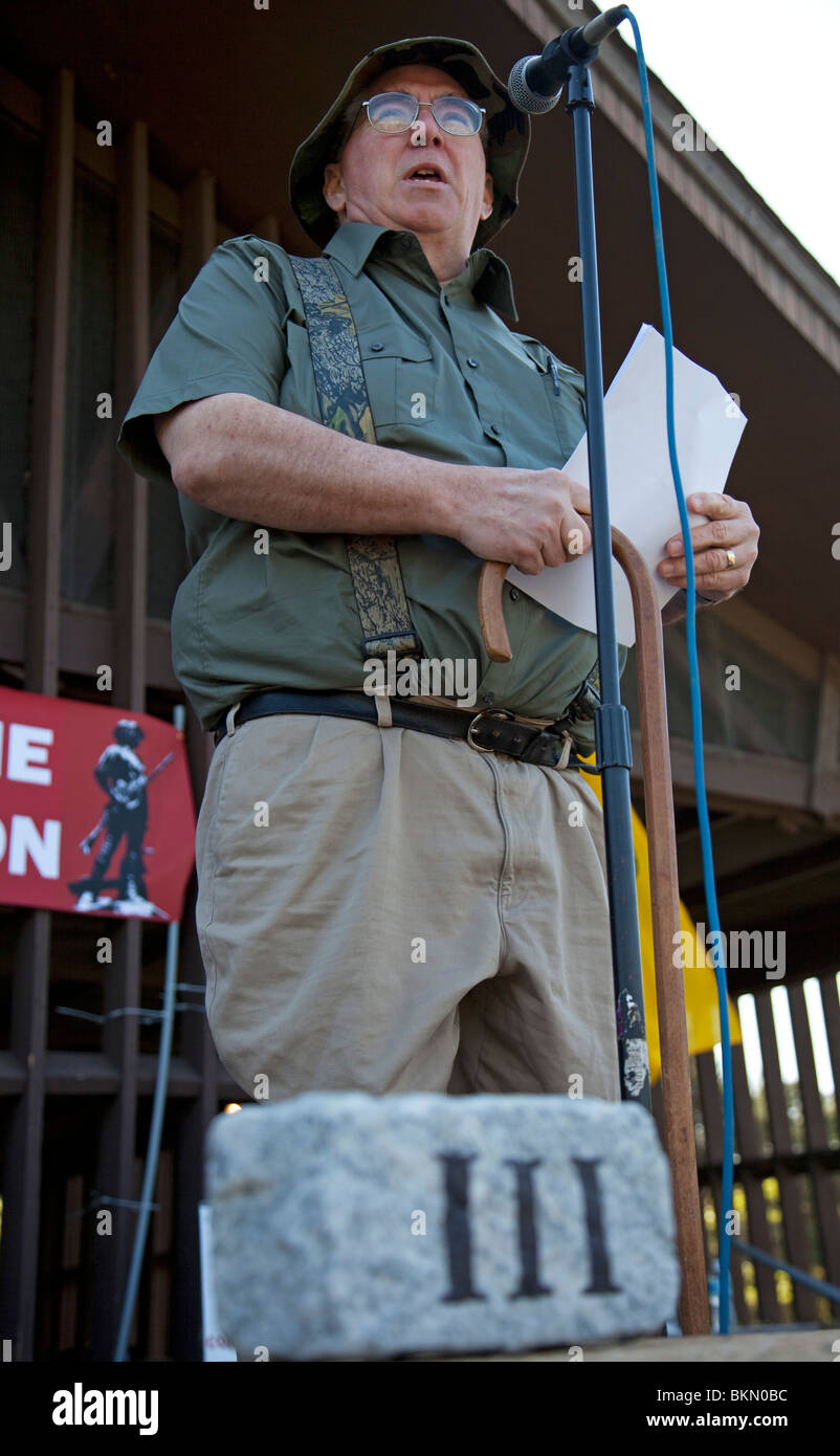 Mike Vanderboegh at Pro-Gun Rally Stock Photo - Alamy