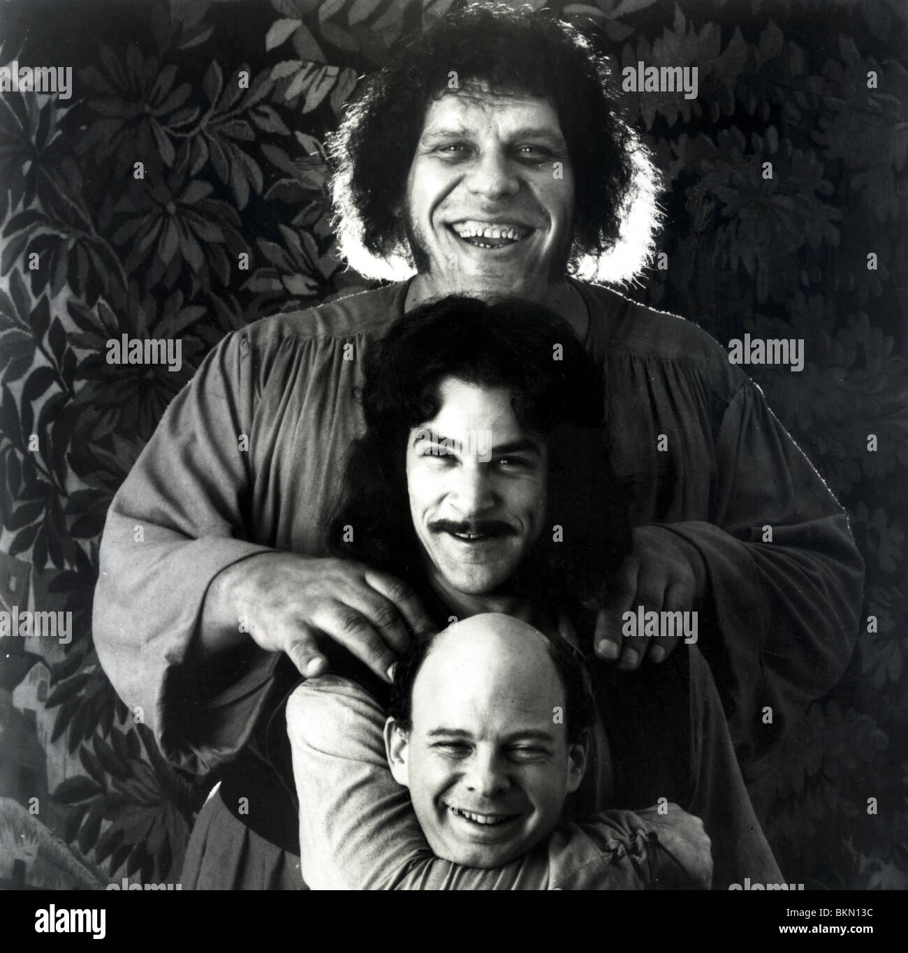 THE PRINCESS BRIDE (1987) ANDRE THE GIANT, MANDY PATINKIN, WALLACE SHAWN PRB 006 P Stock Photo