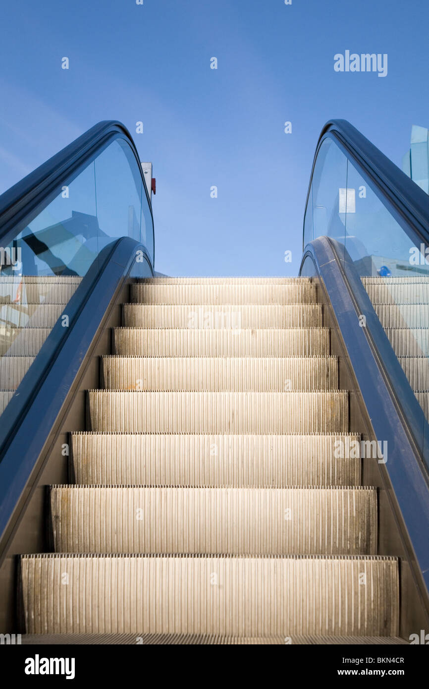Sous le Ciel, Leandro Erlich exhibition in Le Bon Marche Rive Gauche  Department store, Famous escalators designed by Andree Putman, Paris,  France, Eur Stock Photo - Alamy
